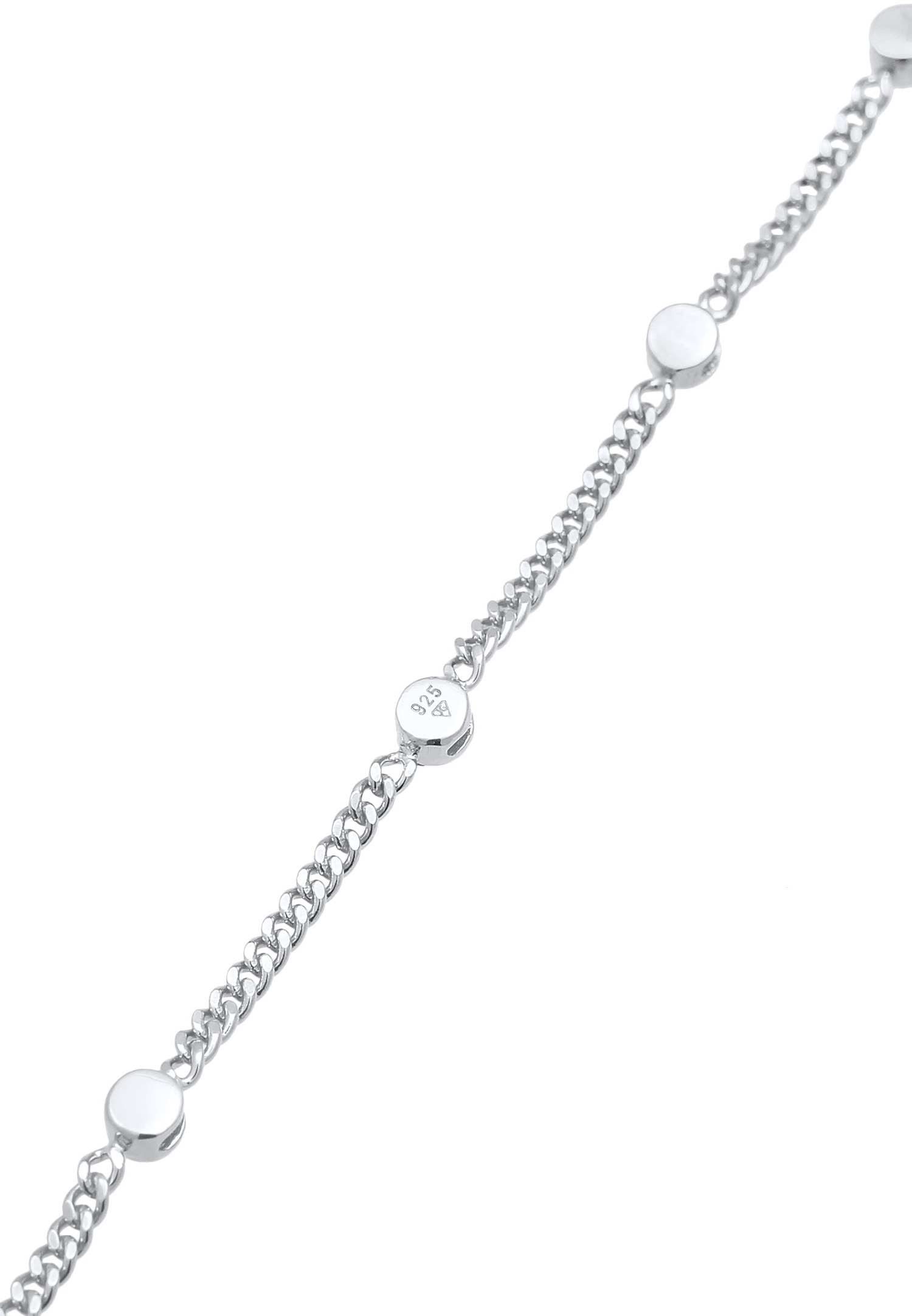 Elli DIAMONDS Femme Elegant Classic Ajustable avec Diamant (0.075 ct.) en Argent Sterling 925