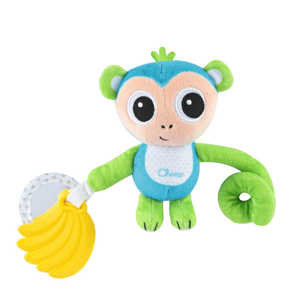 Pluche aapje voor in de kinderwagen