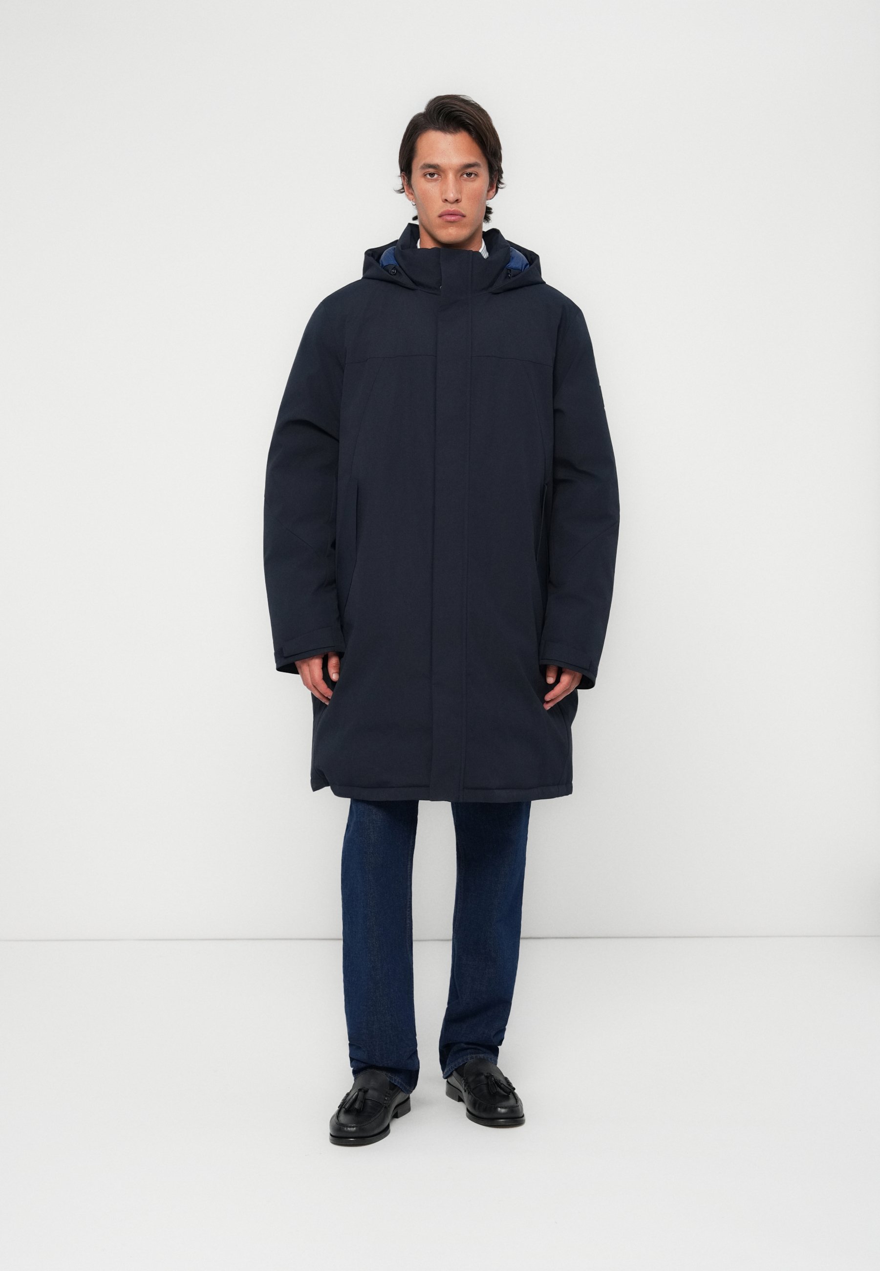 Tommy Hilfiger TECH HOODED PADDED - Wintermantel - Wüstenhimmel