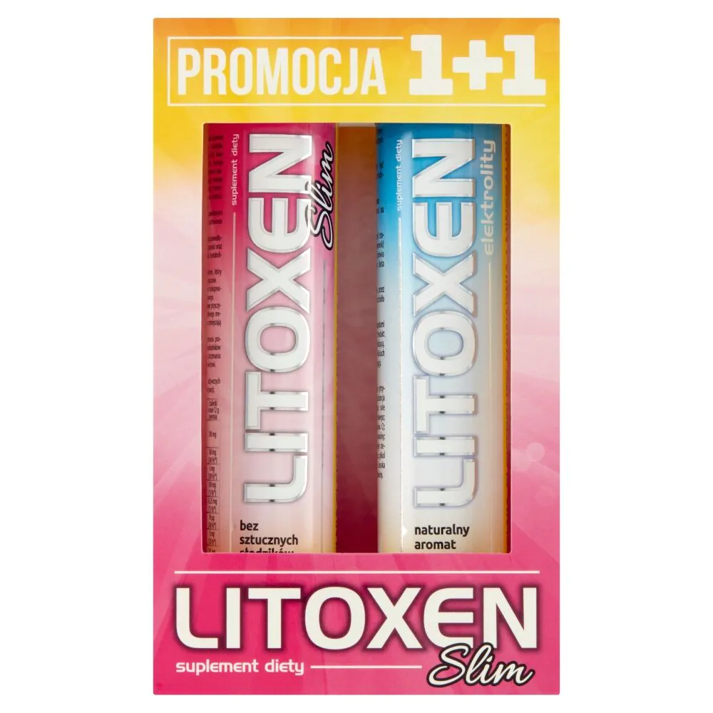 Litoxen Slim Zestaw 20 + 20 Tabletek Musujących