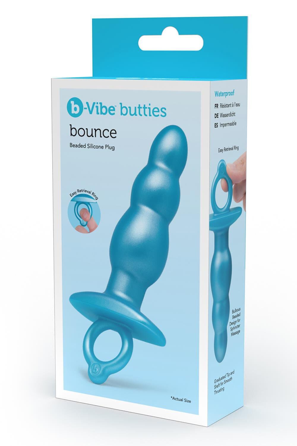 B-Vibe Bouncer Stecker Blau