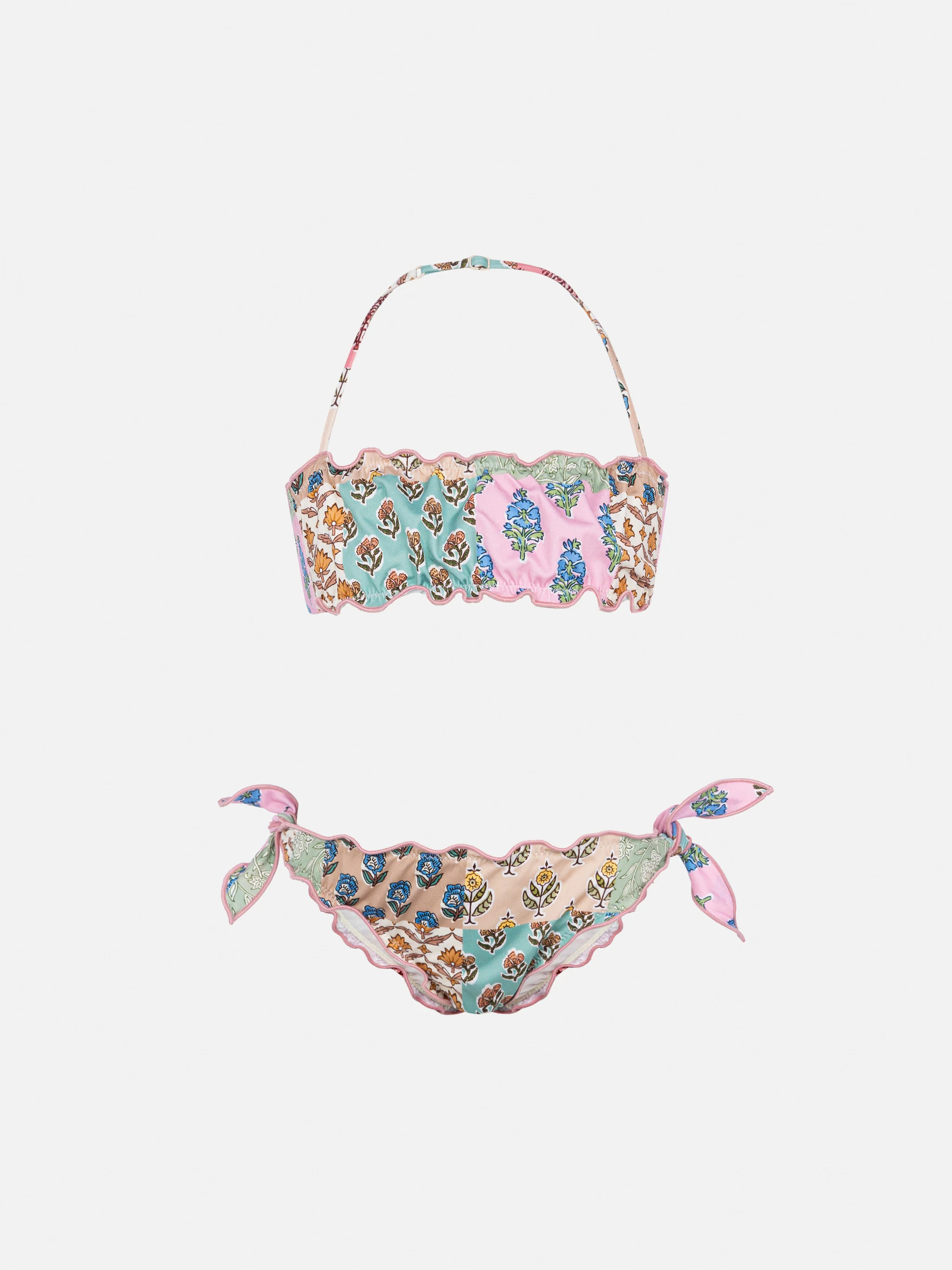 Bikini Emy een fascia classico con stampa bloempatch