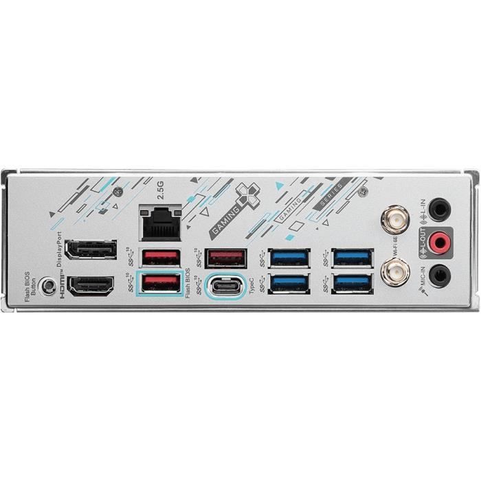 Moederbord - MSI - B650M GAMING PLUS WIFI AM5 micro ATX-aansluiting