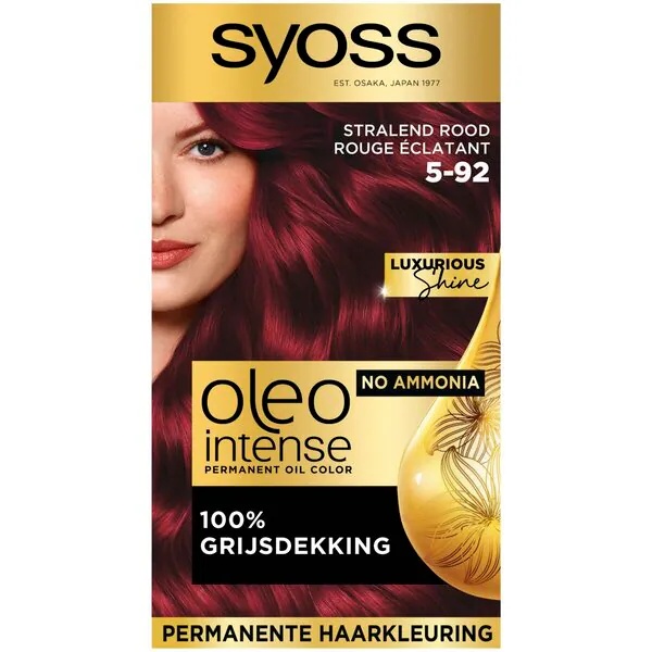 Syoss Oleo Intense 5-92 starojoši sarkana matu krāsa
