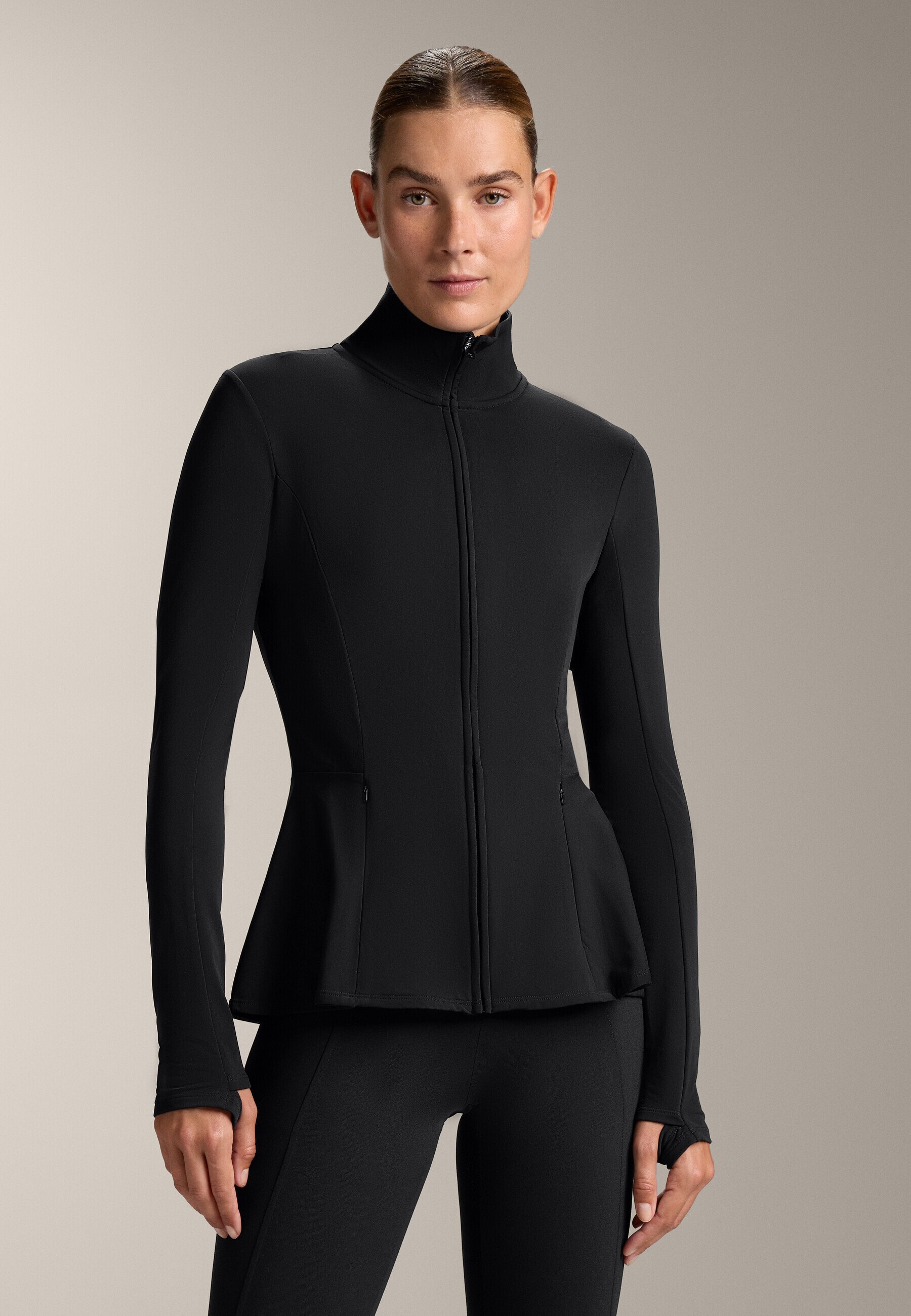 OYSHO LIGHT WARM TECHNICAL - Hardloopjack - zwart