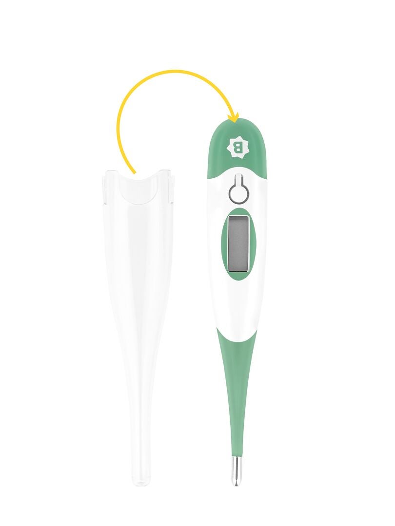 Zachte thermometer 'Badabulle' - GRIJS