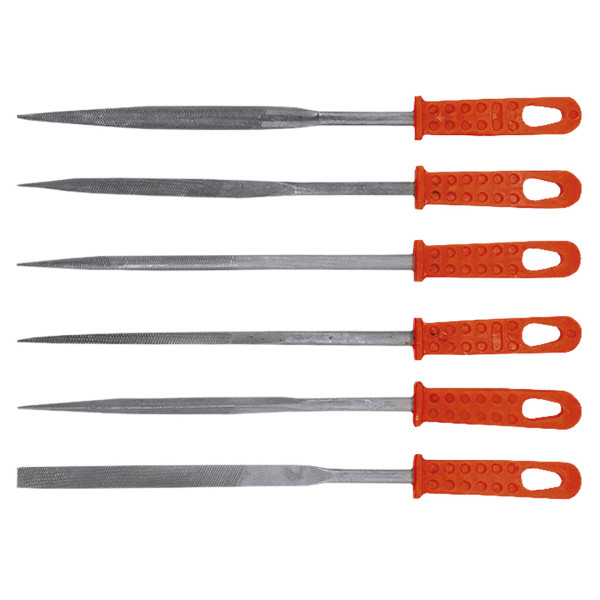 Pilniki iglaki do metalu, 6szt. Top Tools 06A025