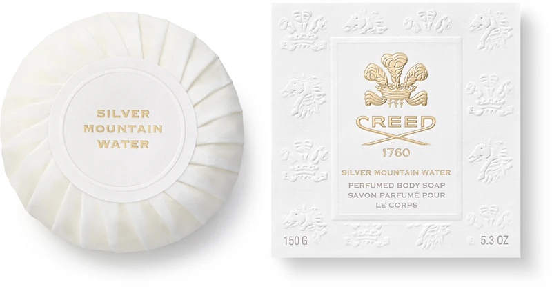 Creed Silver Mountain Water parfumirano čistilno trdo milo