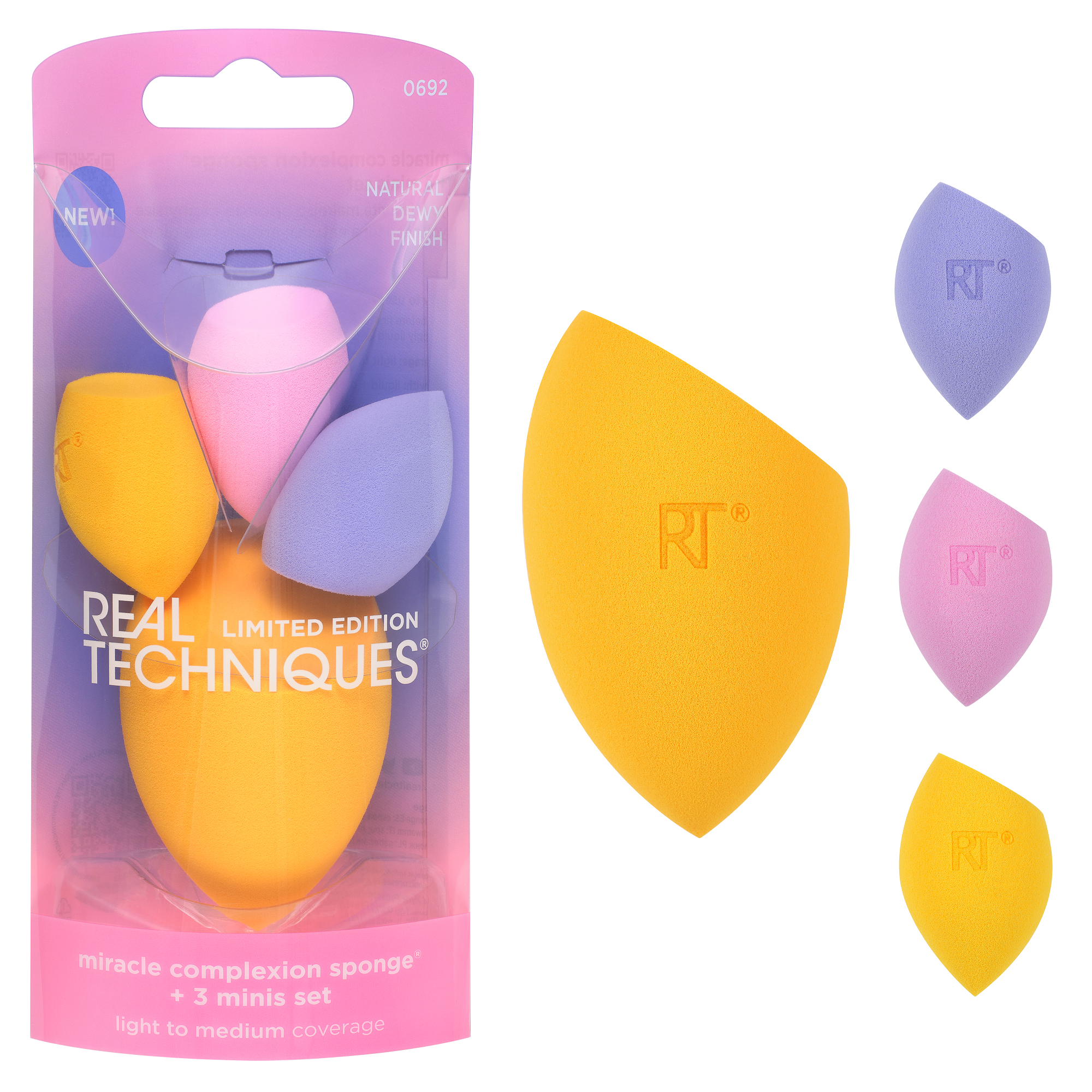 Night Brights Set Miracle Complexion Sponge Mini gobice Gobice za ličila