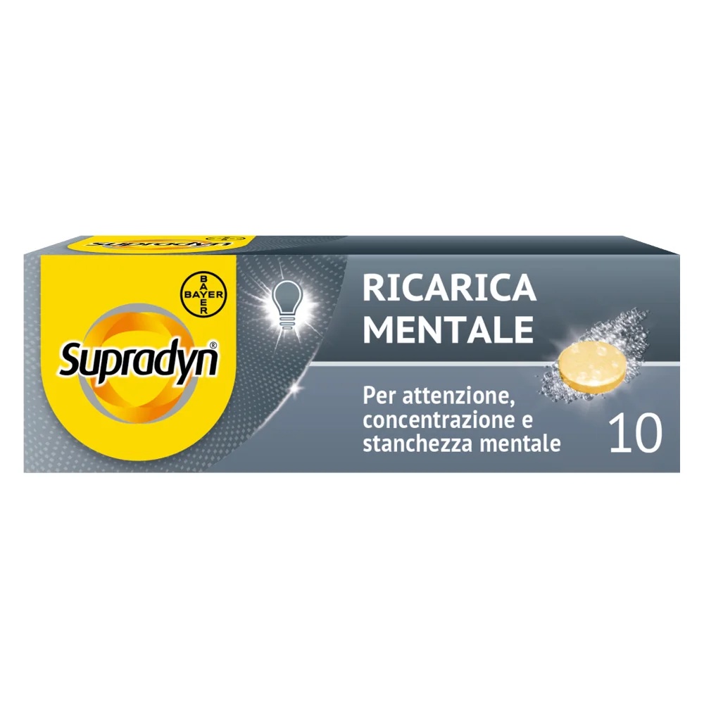 SUPRADYN Supradyn Recarga Mental 10 comprimidos Memória e concentração