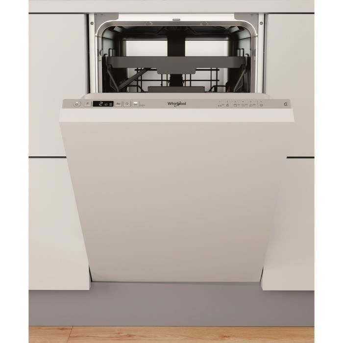 Lavastoviglie da incasso WHIRLPOOL WSIC3M27C - 10 coperti - Induzione - Larghezza 45 cm - 47 dB