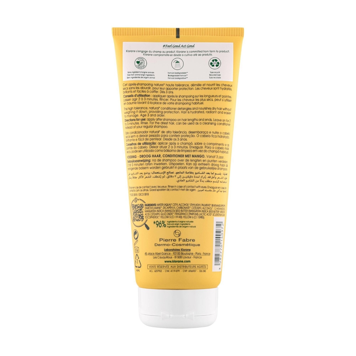 Klorane Après-shampoing à la Mangue