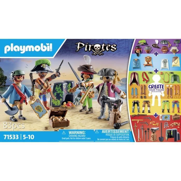 PLAYMOBIL 71533 Meine Figuren: Piraten