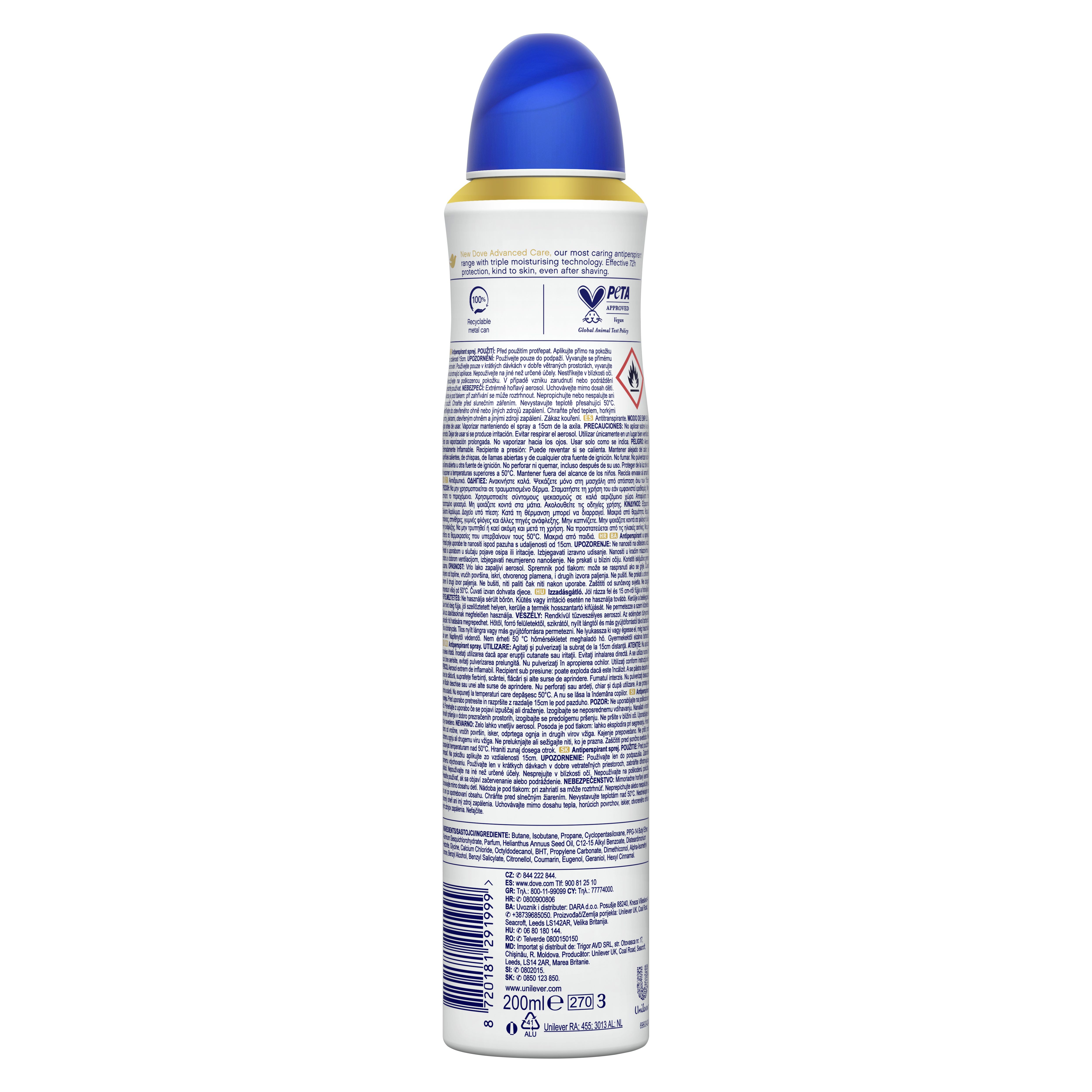 Advanced Care Original antiperspirant dezodorant v spreju Dezodoranti v spreju