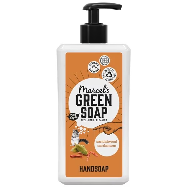 Marcel's Green Soap sandalkoka un kardamona roku ziepes<br>500ml
