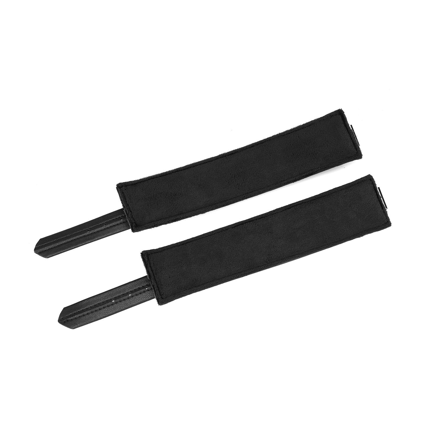 Liebe Seele Black Bond Leather Wrist Cuffs