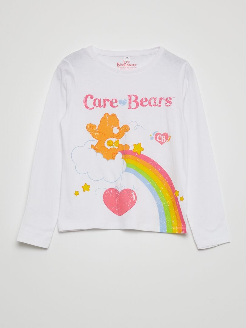 'Care Bears' T-shirt en pyjamabroek set - 2-delig - WIT