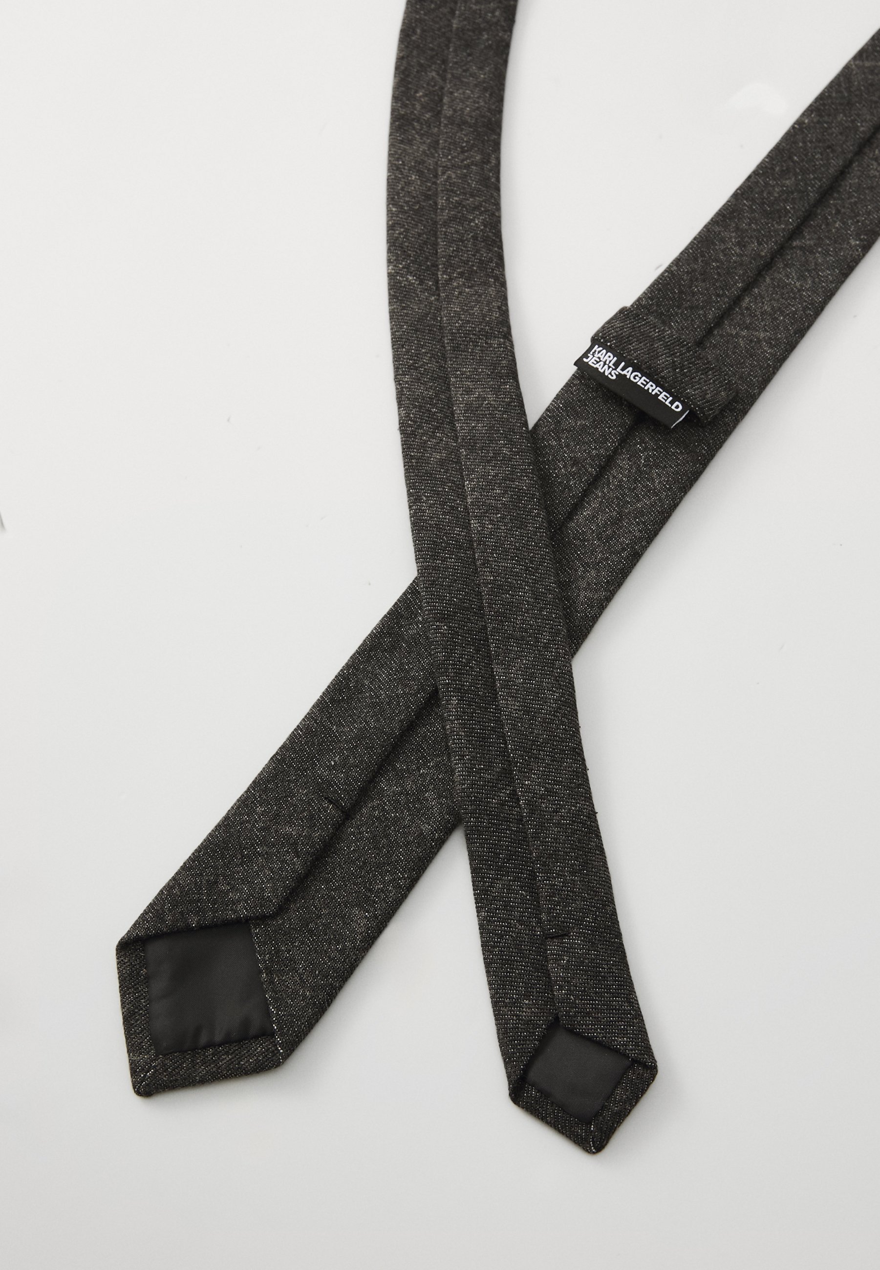 Cravatta unisex Karl Lagerfeld Jeans - Cravatta - effetto slavato nero