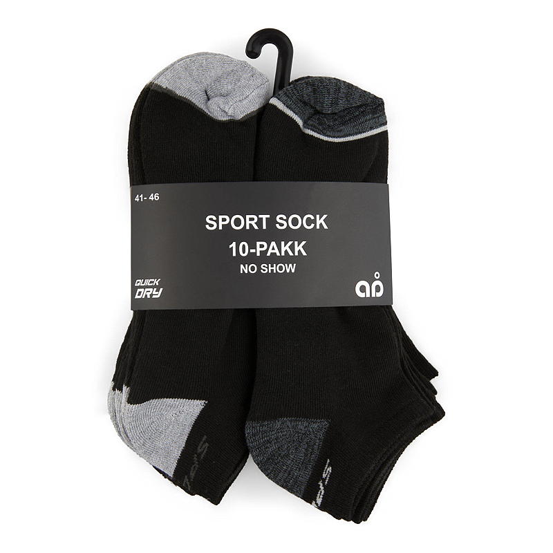 Time 2 Change Sports sneakersokker 10-pak størrelse 41/46