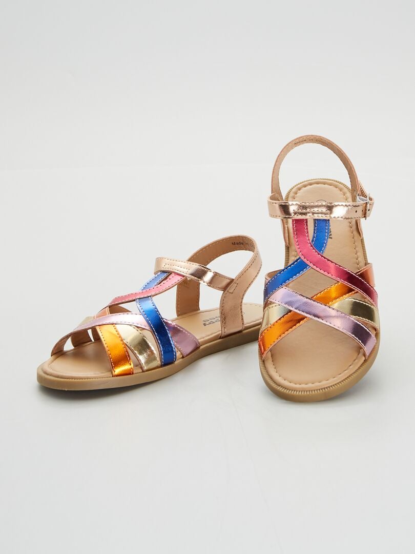 Sandalias multicolor - ROSA
