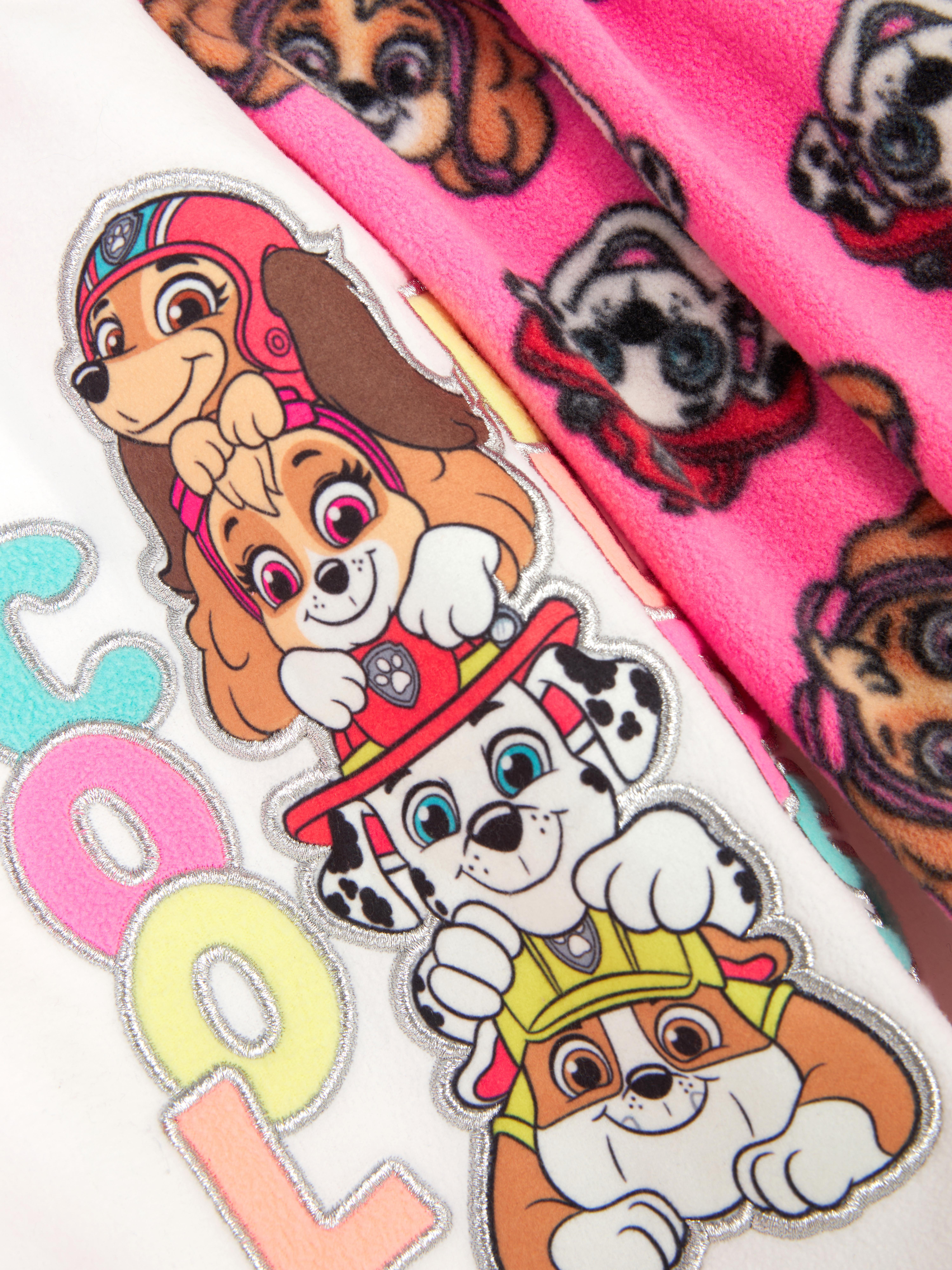 Pijamale lungi din fleece PAW Patrol Pijamale PAW Patrol cu top cu mânecă lungă și pantaloni cu manșete