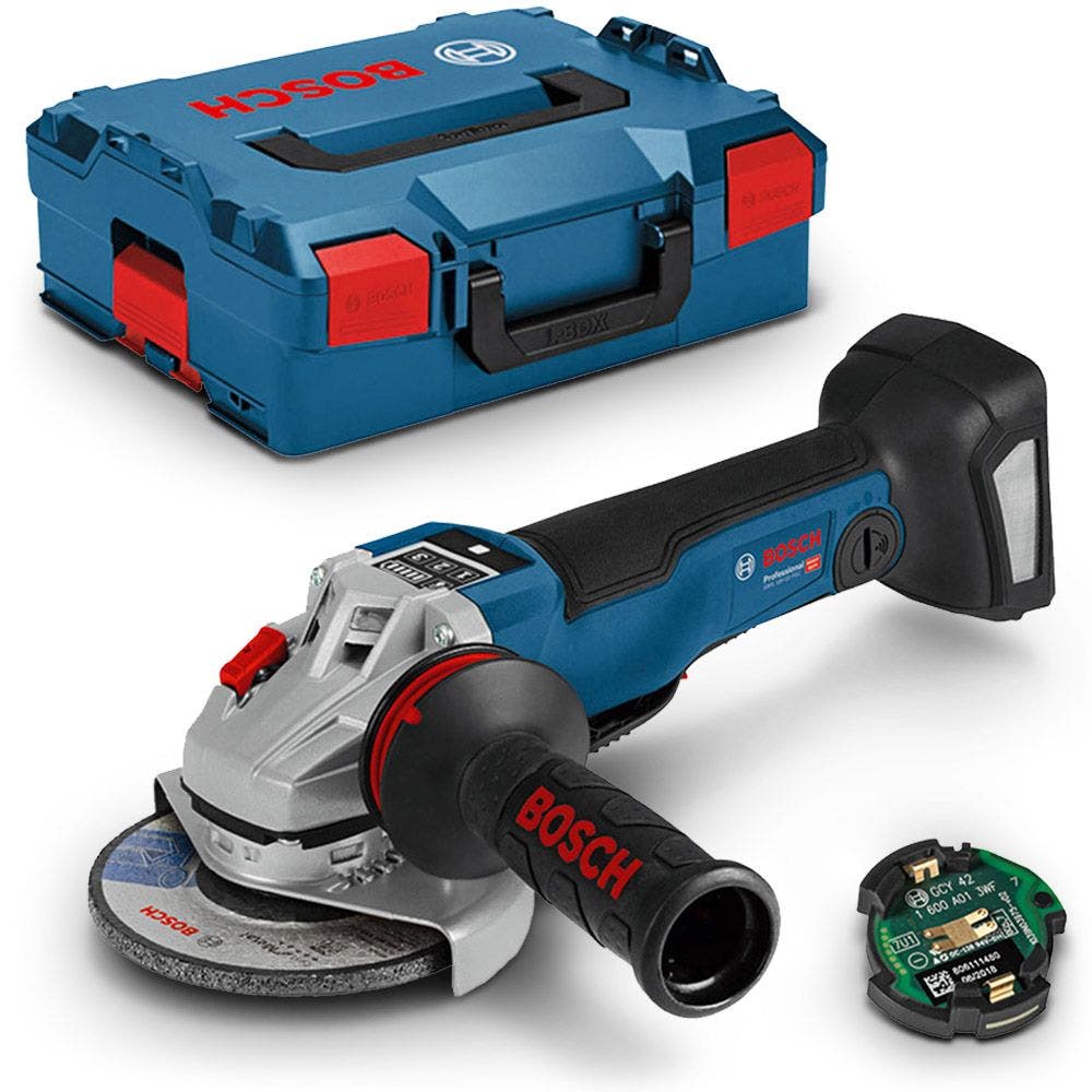 BOSCH 18 V Akku-Winkelschleifer, 125 mm, mit Paddelschalter, mit Koffer, GWS 18 V-10 PSC 06019G3F0B