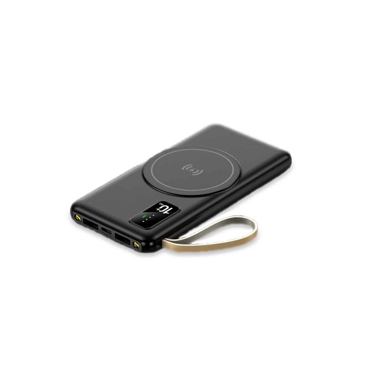 Powerbank Smartek 10.000 mAh mit 4 Lade- und Ladekabeln