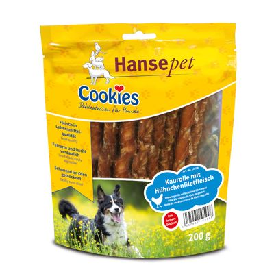 Delikatess Chew Rolls mit Hähnchenfiletstreifen
