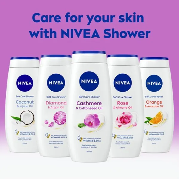 Gel de ducha NIVEA Indulgent Moisture Cashmere 250 ml