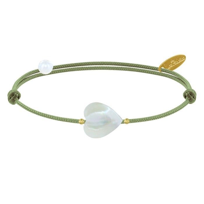 LES POULETTES BIJOUX - Bracelet Petit Coeur de Nacre - Classics