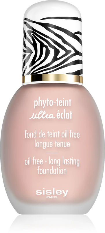 Base líquida de longa duração Sisley Phyto-Teint Ultra Eclat com efeito iluminador.