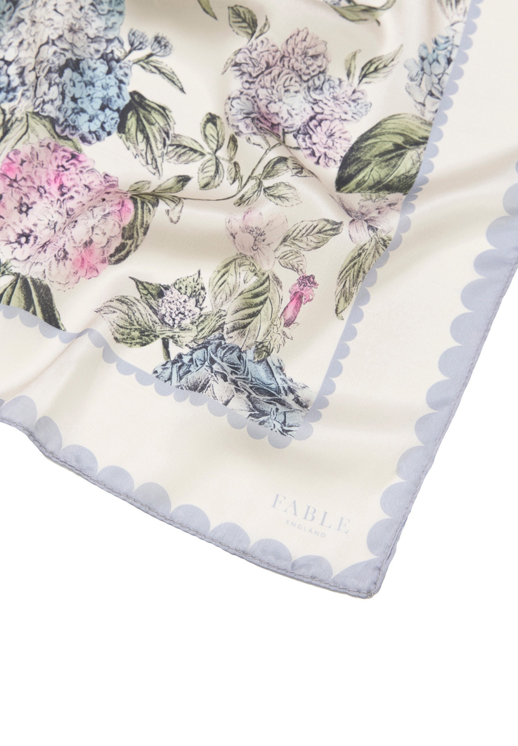 FABLE ENGLAND HYDRANGEAS SQUARE - Schal - elfenbein