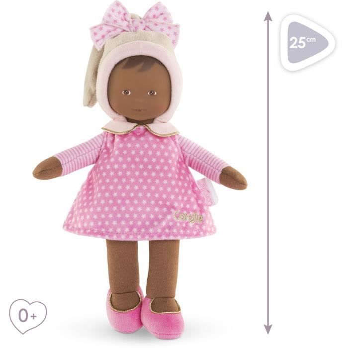 Doudou - COROLLE - Miss Rose  Rêves d'Étoiles - 25 cm - Dès la naissance