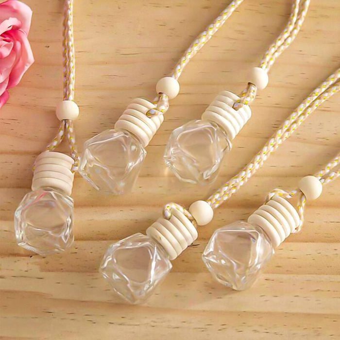 Juego de 10 ambientadores para coche, aromaterapia, difusor de aceites esenciales colgante - Accesorios decorativos