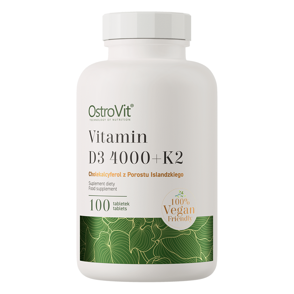 OstroVit Vitamin D3 4000 IU + K2 VEGE