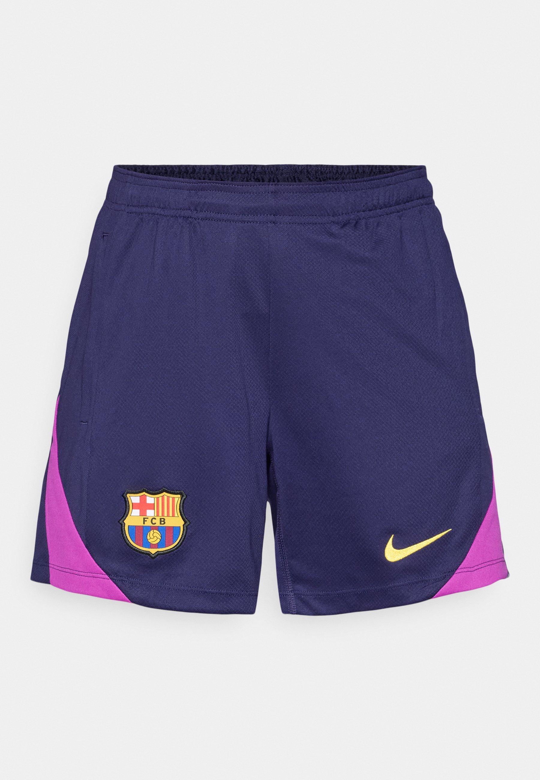 Nike Performance FC BARCELONA STRIKE SHORT - Clubkleding - imperiaal paars/levendig paars/midwest goudkleurig