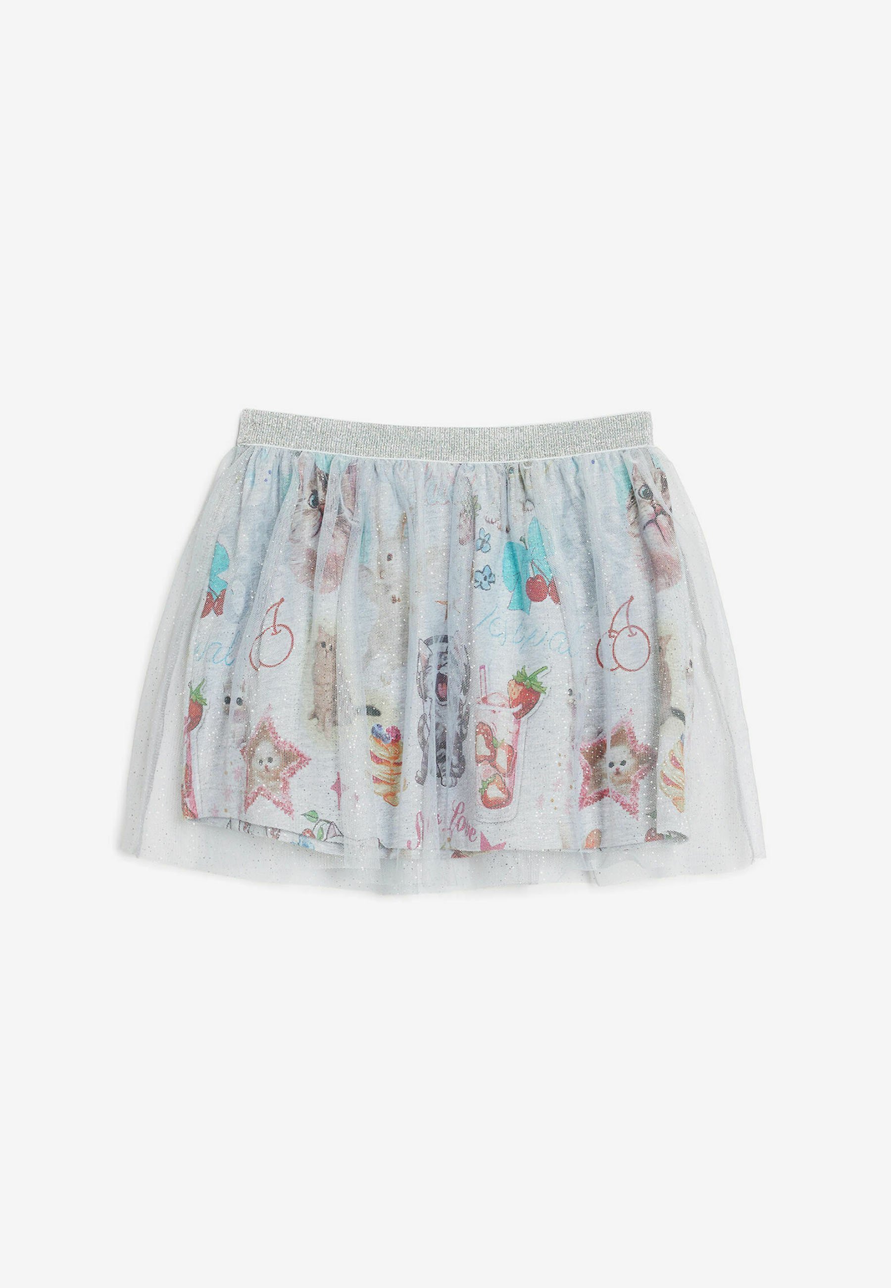 Gonna a trapezio Desigual - bianca