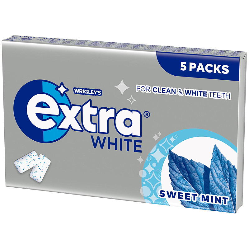 Extra Extra 5-pack 70 g, Söt mynta
