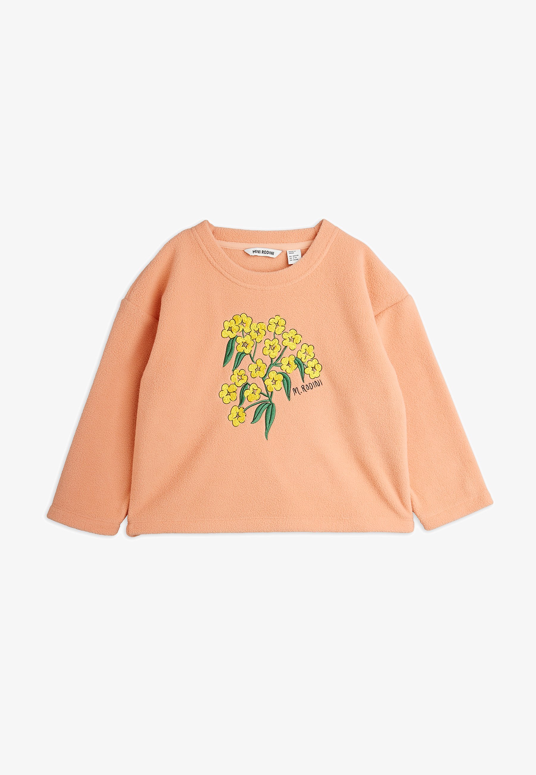Mini Rodini ALPINE FLOWERS DOUBLE BRUSHED UNISEX - Sweatshirt - roze