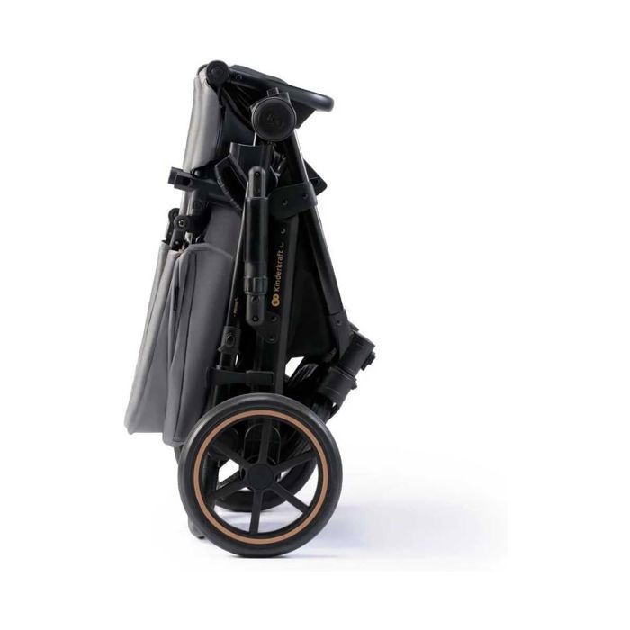 Kinderkraft PRIME2 2-in-1 Combination Stroller, Up to 22 kg, With Spacious Carrycot, Wide Adjustment Range, Grey