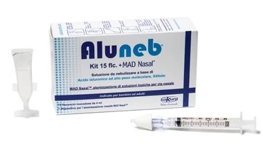 ALUNEB Aluneb Iso set van 15 vernevelflessen + Mad neusspuit voor nasale verneveling