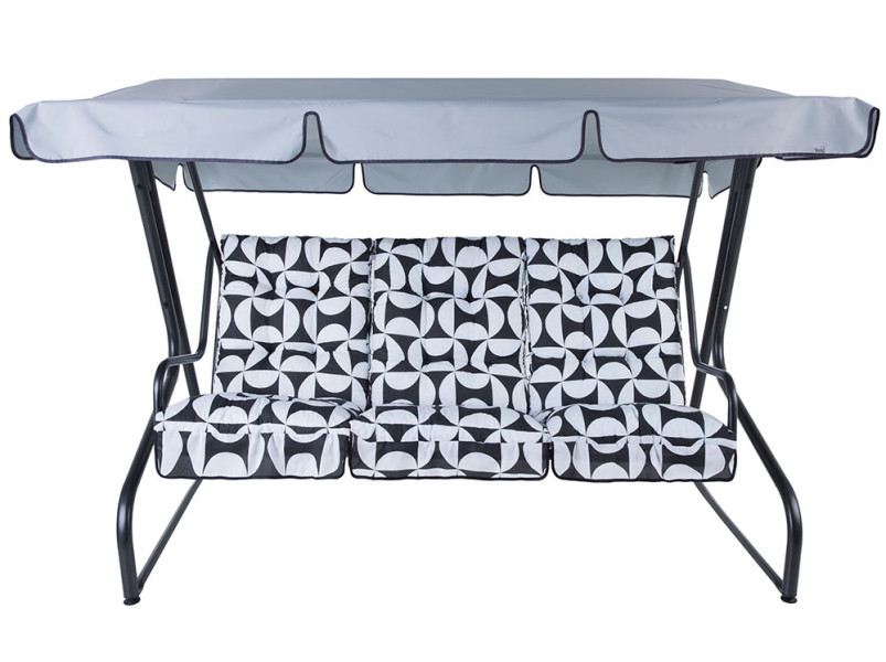 Daszek do huśtawki ogrodowej 220 x 128 cm Monte Carlo szary D031-06CW PATIO
