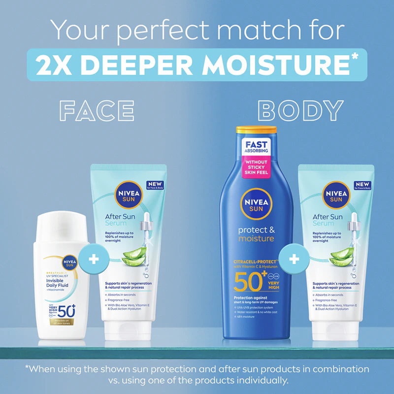 NIVEA SUN After Sun regenererend serum na het zonnebaden