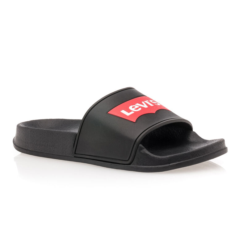 Svarte gutteflip-flops / Thong-sandaler