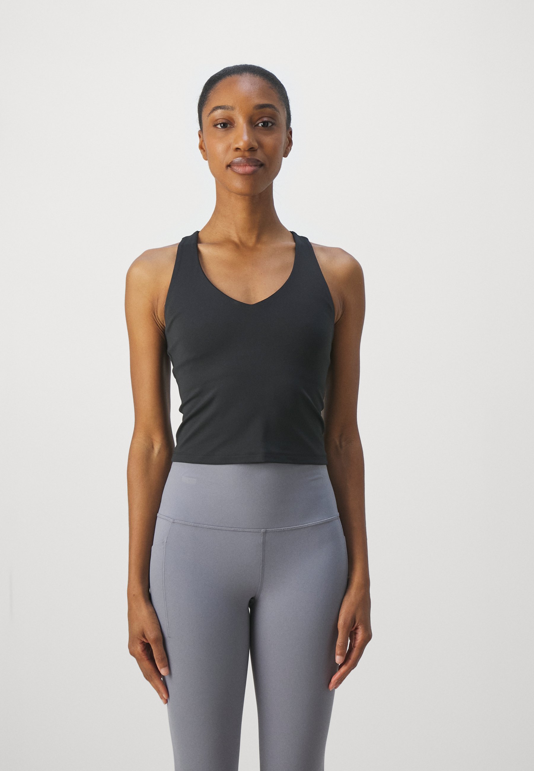 Girlfriend Collective FLOAT ZOE TANK CROSS BACK - Top - zwart