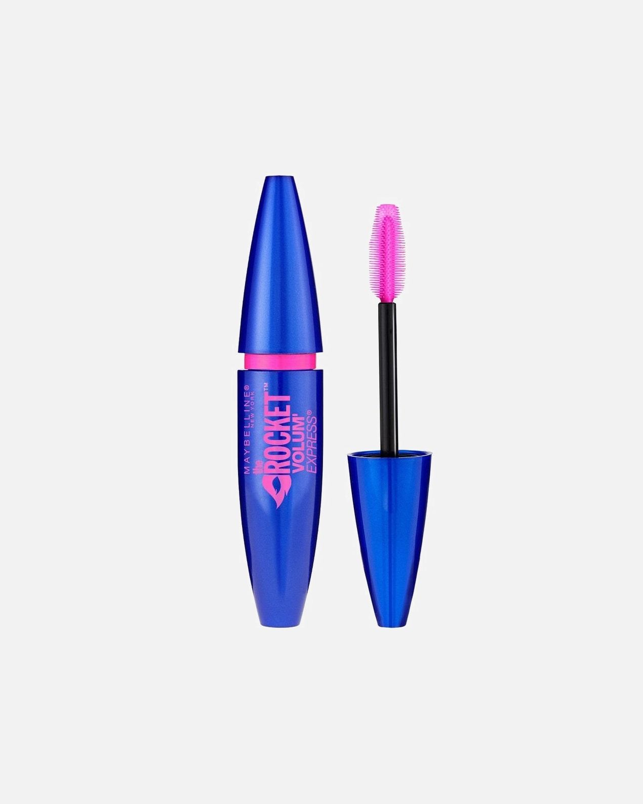 Maybelline skropstu tuša Volum'Express The Rocket Blackest Black - MELNA - MELNA