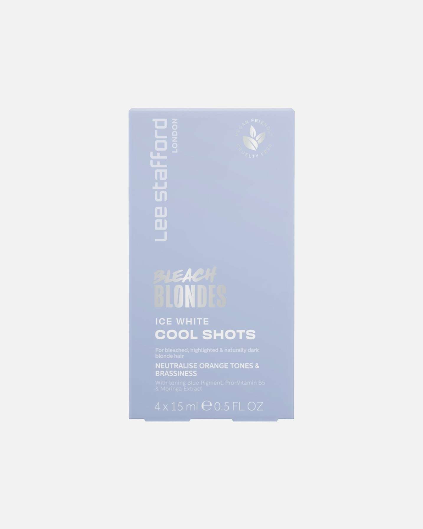 Lee Stafford Haarbehandlung Bleichblond Eisweiß Cool Shots 4 x - 15 ml