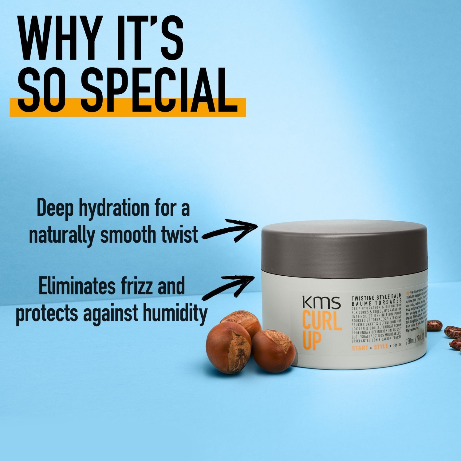KMS Haarbalsam für Twist-Frisuren – 230 ml