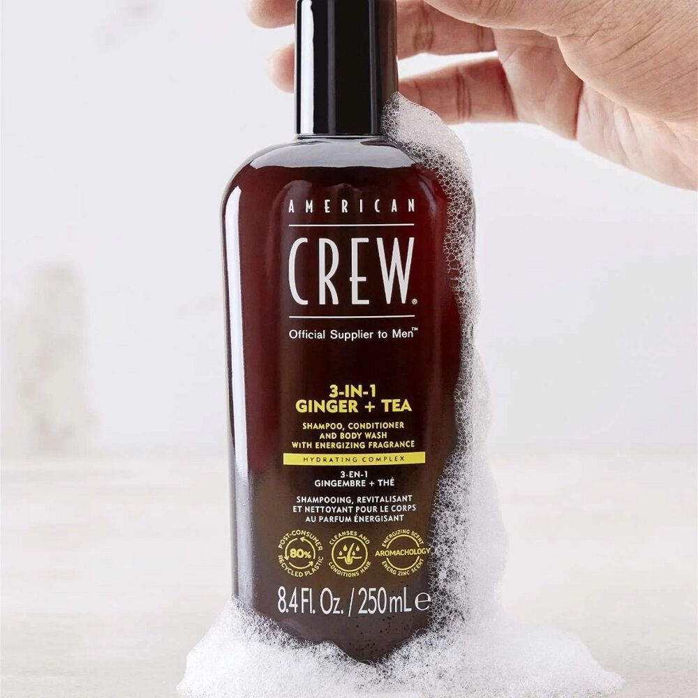 American Crew 3-in-1 ingvers + tēja