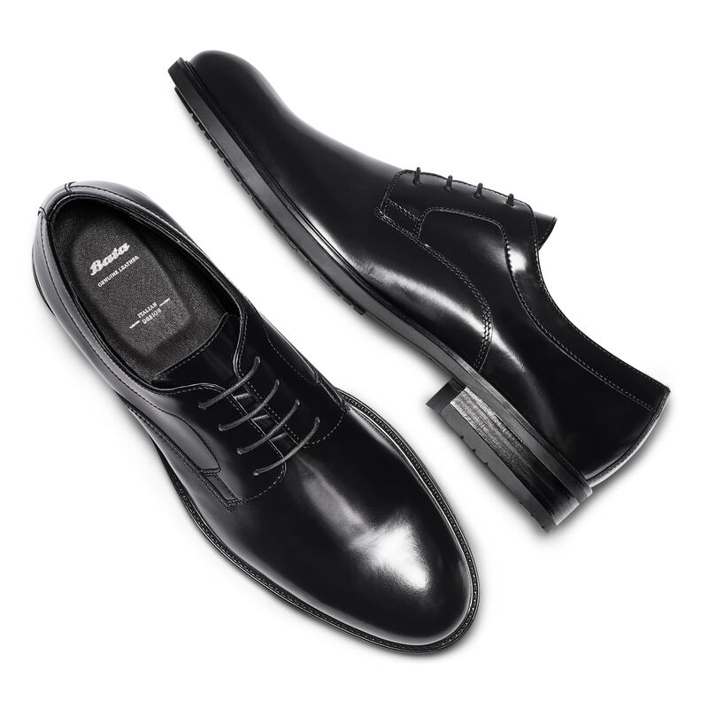 Męskie skórzane buty sznurowane